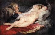 Peter Paul Rubens The Hermit and the Sleeping Angelica Sweden oil painting artist